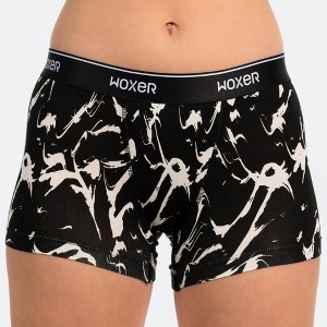 Woxer | Ultra-Soft, Stretchy, No-Dig Waistband | Women's Star 3" Boxer Brief - 1 of 4
