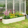 Outsunny Galvanized Raised Garden Bed Kit, Metal Planter Box with Safety Edging - 2 of 4