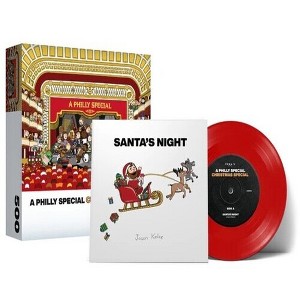 Jason Kelce - Santa's Night (7+ 500 PC. Puzzle) (Colored Vinyl Red Poster) (vinyl 7 inch single) - 1 of 1