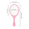 Unique Bargains Flower Pattern Handheld Mirror 1 Pc - 2 of 4