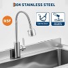 Freestanding Stainless Steel Utility Sink - Complete with Faucet & Swivel Spout for Garage and Laundry Room - 2 of 4