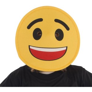 Dress Up America Smiling Face Emoji Mask - 1 of 2