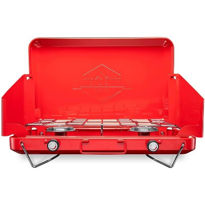 Hike Crew Portable Dual Propane Burner Gas Grill Camping Stove