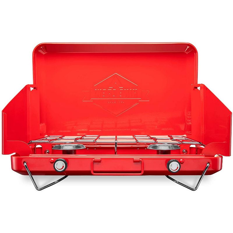 Hike Crew Portable Dual Propane Burner Gas Grill Camping Stove, 1 of 7