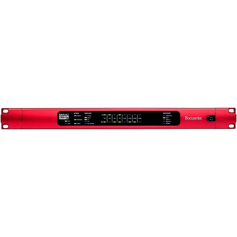 Focusrite RedNet D16R 16 MkII 16-channel Bi-Directional Digital Interface for Dante Networks, 1 of 4