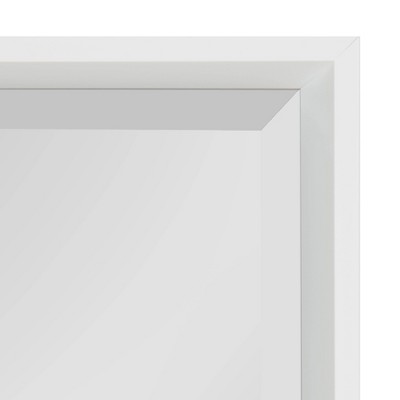 Calter Contemporary Full-Length Rectangular Dresser Mirror in White