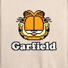 Women's - Garfield - Video Game Garfield Logo Lightweight French Terry Wide Neck Long Sleeve Shirt - 2 of 4