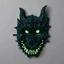 Adult Glow in the Dark Dragon Halloween Costume Mask - Hyde & EEK! Boutique™