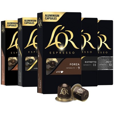 L'OR Intense Variety Assortment Espresso Capsules - 50ct