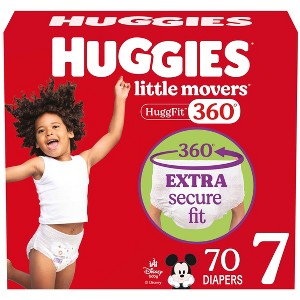 Huggies Little Movers HuggFit 360 Pull on Diapers – (Select Size and Count) - 1 of 4