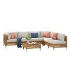 DSVIMOY 8-Piece Patio Furniture Set with Thick Cushion, Outdoor Furniture with Storage Table, Beige, 29.5"*26.5"*25.5" - 3 of 4