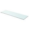 vidaXL Shelves 2 pcs Panel Glass Clear 35.4"x9.8" - 2 of 3
