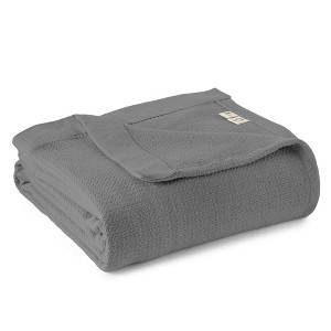 Whisper Organics Organic Cotton Woven Blanket – Soft, Cozy, GOTS Certified - 1 of 4