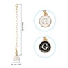 Unique Bargains Charm Personalized Initial Name ID Stanley Tumbler Cup Accessories 2 Pcs - 2 of 4