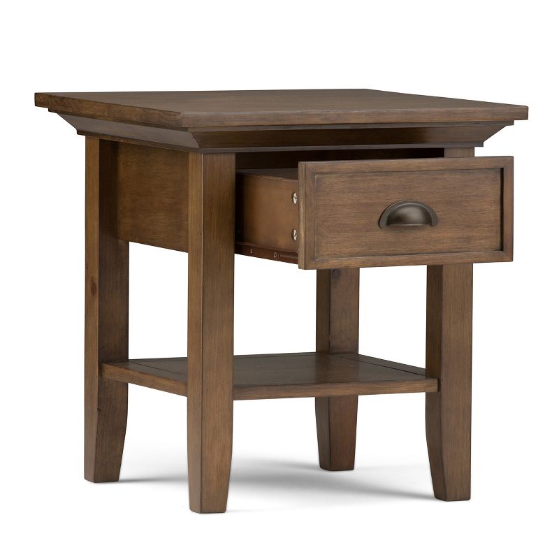 19" Mansfield Solid Wood End Table - Wyndenhall, 4 of 11