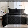 Sapphtopaz 3M Diamond Quilting Reversible Down Alternative Twin Comforter Set, Quilts Twin Size, 2-Piece Sheet Set 1 Comforter, 2 Shams - 4 of 4