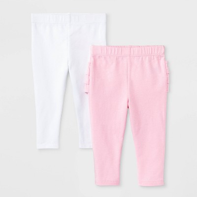 baby girl pink leggings