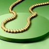 Pure Collection by Ross-Simons Italian 5mm 18kt Gold Vermeil Bead Necklace - 3 of 4