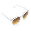 Round Adult Sunglasses Clear - Bullseye's Playground™ - 2 of 3