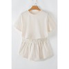 Short Sleeve Crop Top and Mini Short Set - 2 of 3