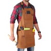 WHITE DUCK Premium Canvas Work Apron - Adjustable Tool Apron for Men, Durable 100% Canvas with Multiple Pockets for Workshop, Mechanic, Carpenter - 3 of 4