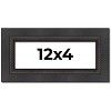 PosterPalooza | Panoramic Traditional Black Picture Frame - UV Acrylic, Foam Board Backing, Hanging Hardware - 2 of 4