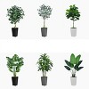 Aoibox Artificial Dracaena Tree with White Planter - Faux Tropical Yucca Floor Plant in Pot - Silk Tree for Home Office Living Room Decor Indoor - 4 of 4