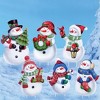 Collections Etc Holiday Snowmen Festive Garden Stakes - Set of 6 - 2 of 2
