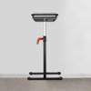 VEVOR Roller Stand, 300 lb Load Capacity, 26.8-42.5 in Adjustable Height, with 11.5 inch Polished Multi-directional Roller Head, Black - 2 of 4