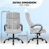 FDW Office Chair for Big and Tall Individuals Desk Task Chair High Back Lumbar Support Adjustable Armrests for Home and Office Use - 2 of 4