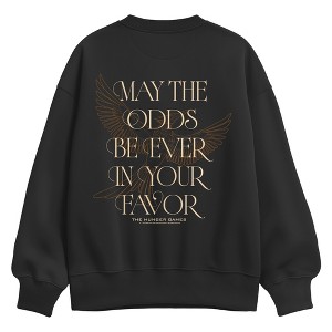 Women's - The Hunger Games - Odds Be In Favor Oversized Fleece