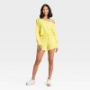 Women's French Terry Off-The-Shoulder Sweatshirt - JoyLab™ - 3 of 3