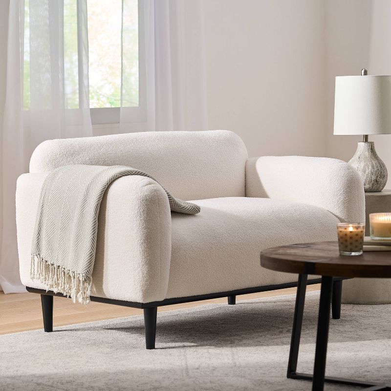 Chaparral Contemporary Upholstered Loveseat - Christopher Knight Home, 3 of 11