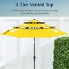 Best Choice Products 10ft 3-Tier Patio Umbrella, Market Sun Shade w/ Tilt Adjustment, Easy Crank - 3 of 4