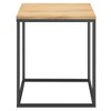Modway Zora Square Wood and Metal Side Table - 2 of 4