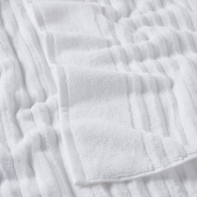 6pc Ribbed Hand Towel Set - Isla Jade, 3 of 12