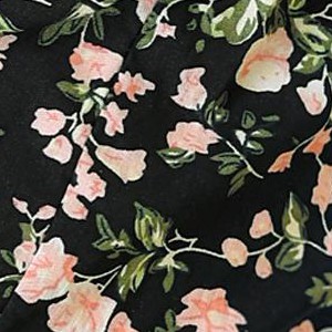 black and pink flower