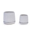 KTMBDW Plant Pots, Ceramic Planters with Drainage Holes,Nursery Planting Pot for Indoor Out Door Plants - 3 of 4