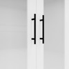 Keloyid White Wood 31.5 in. Armoire with 2 Drawers and 1 Shelves - 2 of 4
