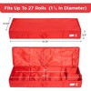 Hold N' Storage - Wrapping Paper Storage Container. Fits up to 27 Rolls 1.37" Diam. - 3 of 4