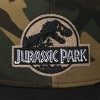 Jurassic Park Logo Adult Camouflage Snapback Hat - 4 of 4
