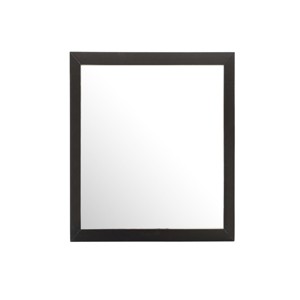 GlasFlength Decorative Wall Mirrors Contemporary Framed Mirror with Clean Elegant Design for Modern Living Spaces, Black, 41"*1"*41" - 1 of 4
