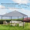 10' x 13' Gazebo Canopy Replacement Roof for 84C-116 - 3 of 4
