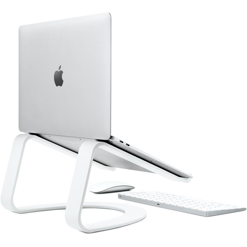 Twelve South Curve for MacBooks and Laptops Ergonomic desktop cooling stand for home or office, white, 2 of 4