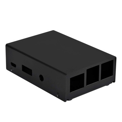 SilverStone Technology Aluminum case for Raspberry Pi 3B+/3B/2B/1B+ version best cooling heatsink and thermal pad black