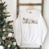 Simply Sage Market Women's Graphic Sweatshirt Leopard Merry Christmas - 3 of 4