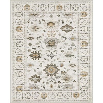 Lahome Vintage Washable Farmhouse Area Rug-Rustic Carpet for Living Room, Bedroom, or Entryway