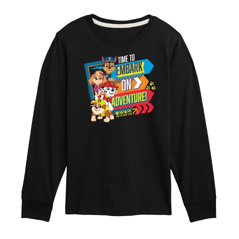 Boys' - Paw Patrol - Time To Embark On Adventure Long Sleeve Graphic T-Shirt - image 1 of 4