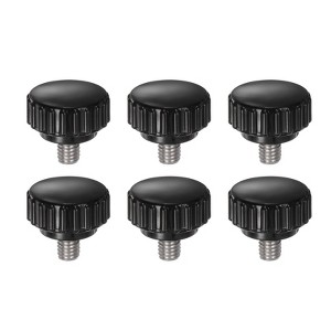 Unique Bargains Plastic Threaded Bolt Knurled Clamping Knob Thumb Screws 6 Pcs - 1 of 4