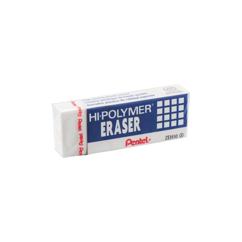 Pentel 6pk Erasers and Caps White, 5 of 7